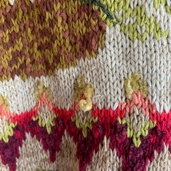 Heirloom collectibles Floral Knit Women's Sweater - Picture 14 of 16